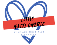 Logo coeur bleu haiti cherie
